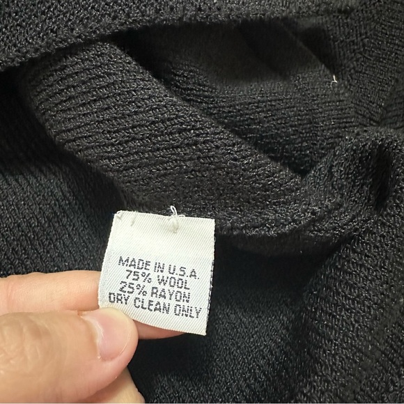 Vintage Alnora Dress Embroidered Butterflies Women’s Large - Picture 12 of 14